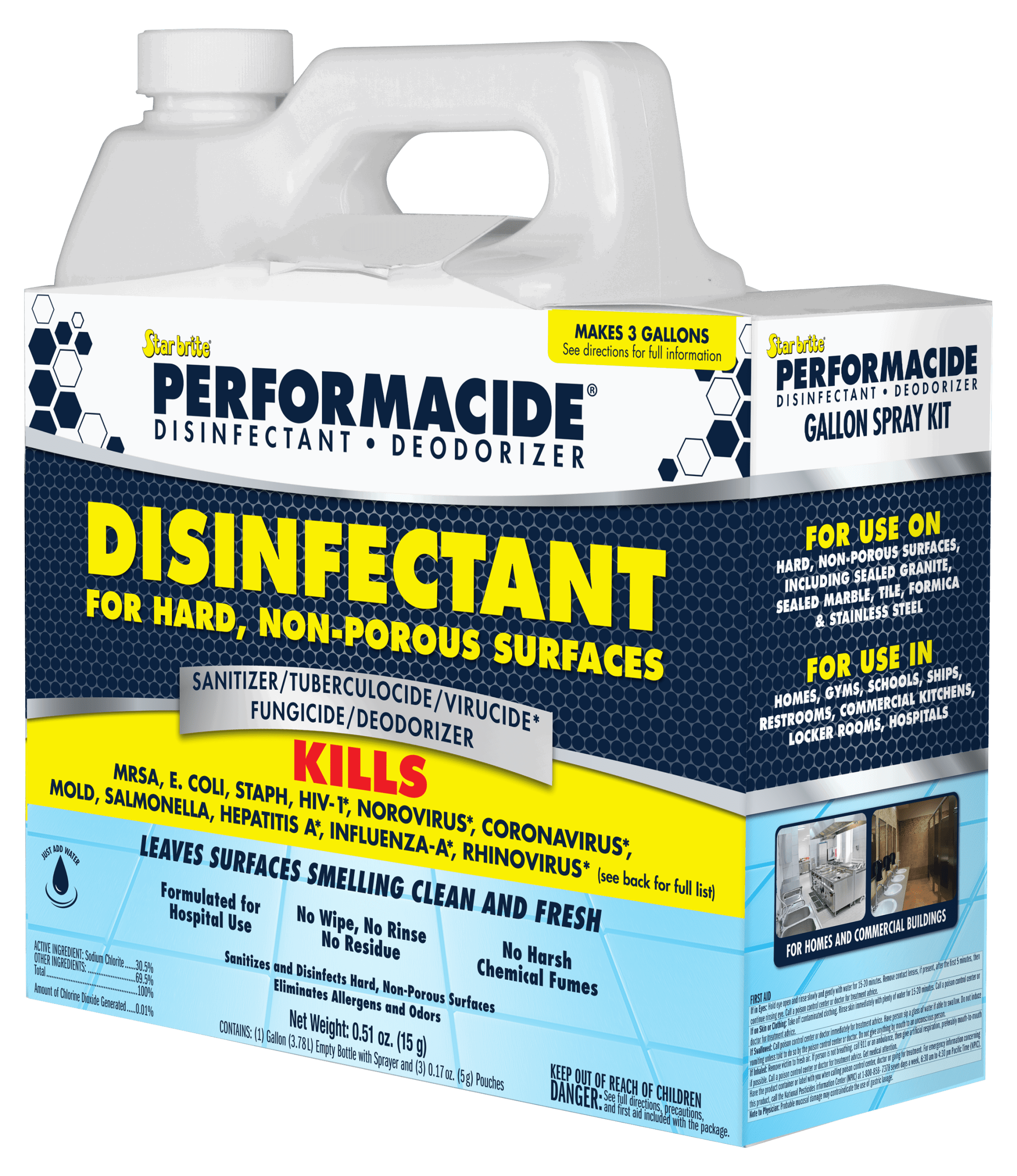 Star Brite Performacide Disinfectant/Deodorizer (1 Gallon Jug) | Sellers RV